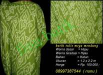 Batik Cirebon,  Motif Mega Mendung Hijau