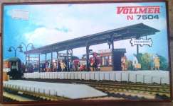 stasiun platform Vollmer 7504 scale N