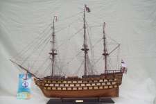 wooden model ship