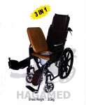 Kursi Roda SM-8022 Shima Declined Commode Wheelchair