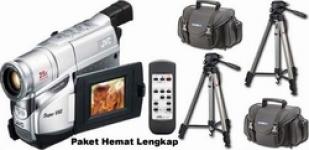 Paket Hemat 5.8jt, 2Camcorde+2Tripot+2CaryBag+4Cd VideoEditing+Kaset..dll