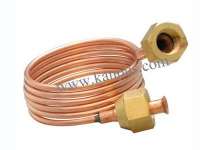Copper capillary tube with nuts ( copper tube,  copper capillary tube,  copper pipe,  copper fitting,  A/ C spare parts)