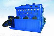 hydraulic test bench for pumps and valves