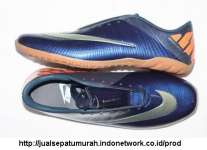 Sepatu Futsal Nike Mercurial Thunder 2 Biru Dongker-Orange ( UK 39-43)