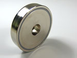 Pot magnet with hole 60 x 15mm