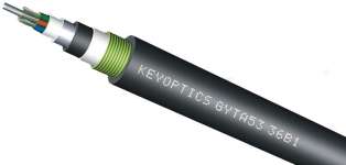 Outdoor fiber optic cable: GYTA53
