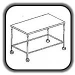 MOBILE TABLE TROLLEY