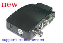 BNC/Composite S-video to VGA converter with support wide screen