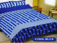 Bed Cover & Sprei CVC ' Cool Blue'