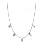 Tiffany Elsa PerettiÂ® Five Mini-bean Drop Necklace,  Tiffany silver jewelry,  Gucci accessory