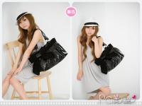 3058 Artificial leather color black,  white Rp.240.000.jpg