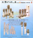 Booster pump,  Deepwell pump,  vertical multistage pump