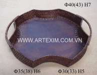 Vietnam Willow Tray,  Rattan Plate,  Seagrass plate,  Fern plate,  Water Hyacinth plate,  bamboo plate,  willow plate,  wicker plate