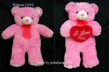 A.1.49.1. Boneka Bear Rasfur XL Pink.