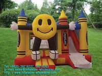 crayon land inflatable bouncer