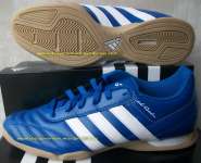 SEPATU FUTSAL ADIDAS ADIQUESTRA IN -BlueBea/ White/ Metsil-