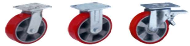 Roda Castor ( ALuminium Die Cast Wheel with PU Coating Caster) Type: B-A03,  B-A02,  A-009