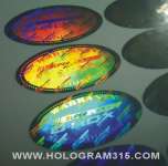 3D holograms labels