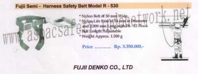 FUJII DENKO SAFETY BELT HARNESS R-530