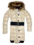 Moncler Lucie womens down coat,  long style,  beige