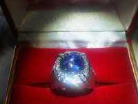 Sapphire star ceylon 6,  5 Crt,  royal blue