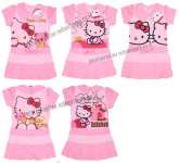 Baju dress Hello kitty