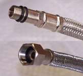 YOKOHAMA- Alumunium braided flexible hose,  stainless steel braided water supply line