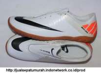Sepatu Futsal Nike Mercurial Thunder 2 Putih-Orange ( UK 39-43)