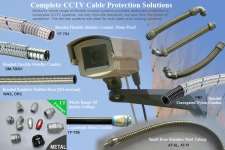 Delikon electric braided Flexible Conduit and conduit fittings System For CCTV wiring Protection Solutions