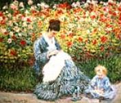 Madame Monet and Child - Claude Monet