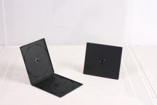 7.4mm slim black double pp cd case