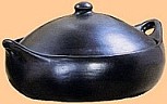 Organic black cooking  pot