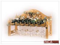 BALI FURNITURE :WINE RACK WITH LEG SUPPORT F1003