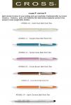 ( CROSS ) " Authorised Distributor for Indonesia " CLASSIC CENTURY COLORS CROSS METAL PEN / GIFTS / PROMOTION / SOUVENIRS