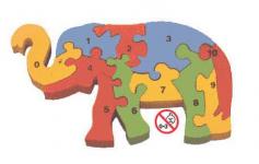 Counting on Elephant Jigsaw Puzzle