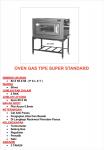 Oven    Gas    Roti    /       Kue    Super    Standard