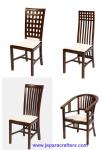 Teak indoor chair collection