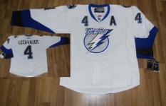 sell 2009 newest hockey jerseys # 4 WHITE LECAVALIER LIGHTNING