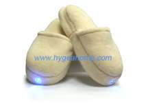 Massage slippers with light