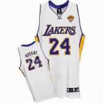 Los Angeles Lakers 24 Kobe Bryant Stitched White Jersey 2010 Finals Jersey