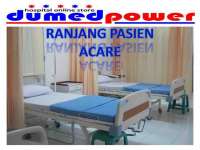 HOSPITAL BED [ RANJANG/ TEMPAT TIDUR PASIEN MURAH ] 1 CRANK DELUXE / ELEKTRIK " BE-HOSPITAL/ ACARE "