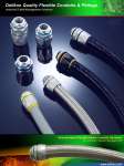 electric Flexible conduit and connector fittings for cable management