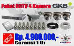 Paket CCTV GKB 4 Kamera
