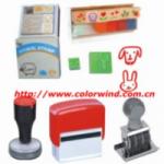 rubber stamp,  wood stamp,  wooden stamp,  self-inking stamp,  stamp pad