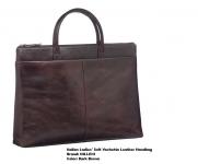 Italian Ladies' Soft Vachetta Leather Handbag - Brand: MILLENI