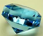CZ diamond cut blue (ella@sme-gems.com)