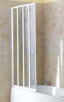 SHOWER SCREEN / hydrolux-4-fold-folding 160x180 cm