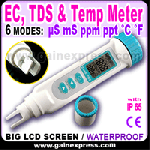 EC Conductivity TDS Temp Meter Tester ppm ppt uS mS C/ F