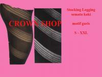 Stocking Semata Kaki  Motif Garis