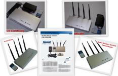 Adjustable Cell phone Jammer with Remote control TG-101E